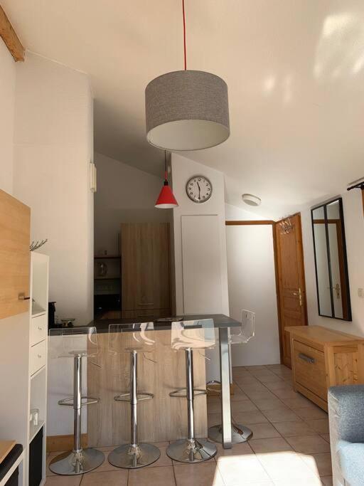 Appartement Vue Piste De Ski Praz-sur-Arly Esterno foto