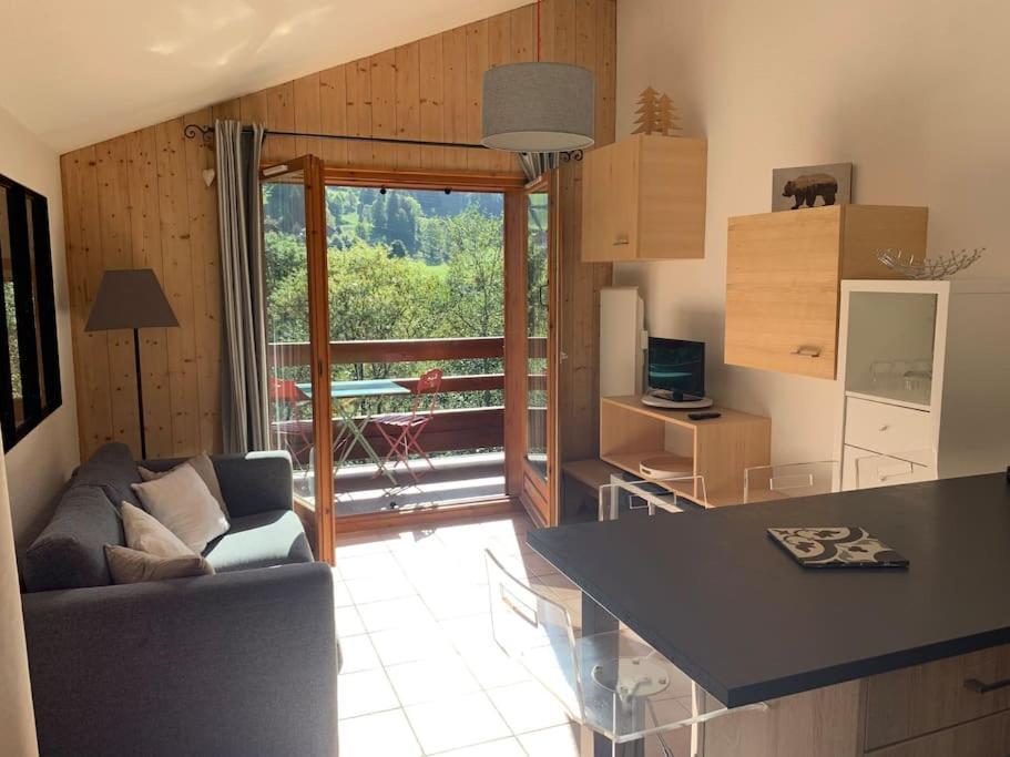 Appartement Vue Piste De Ski Praz-sur-Arly Esterno foto