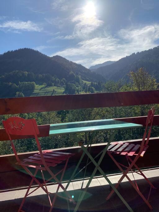 Appartement Vue Piste De Ski Praz-sur-Arly Esterno foto